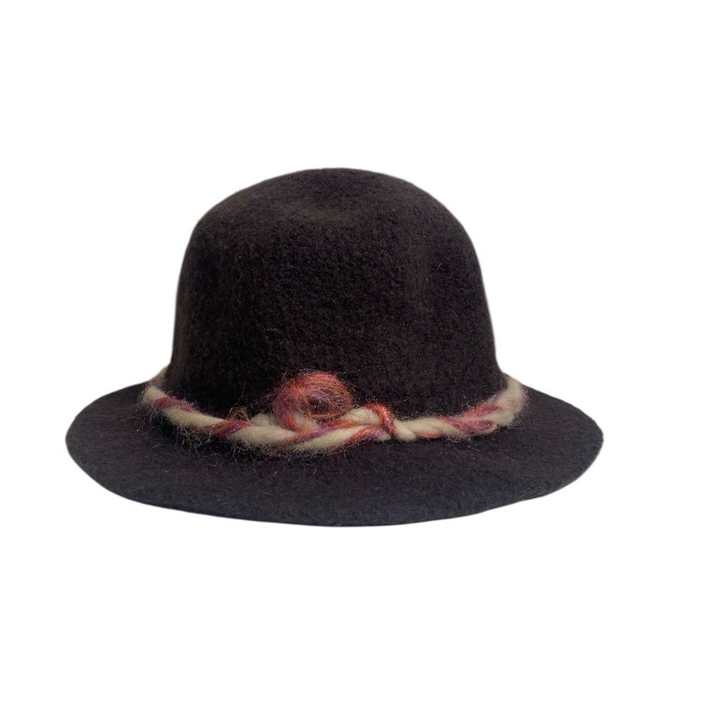 Handmade By Diane's Fine Fedoras Brown Wool Fedora Hat | Rabbit Bay Creations